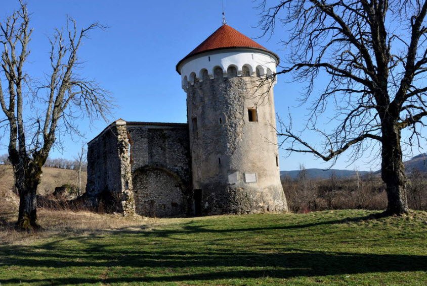 Kalc Castle, Bač, Ilirska Bistrica, Slovenia, Slovenia